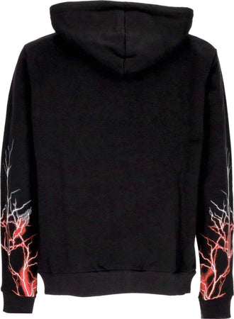PHOBIA-Felpa-Leggera-Cappuccio-Zip-Uomo-Lightning-Zip-Hoodie-Black/red/grey-da-uomo