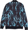 PHOBIA-Giacca-Tuta-Uomo-All-Over-Lightning-Sweatshirt-Black/lightblue-da-uomo