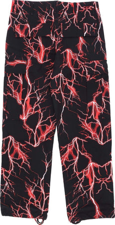 PHOBIA-Pantalone-Lungo-Uomo-Lightning-Cargo-Pants-Black/red-da-uomo