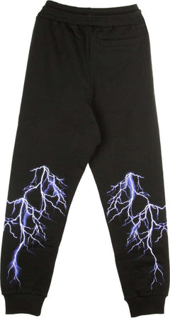 PHOBIA-Pantalone-Tuta-Leggero-Uomo-Blue-Lightning-Pants-Black/blue-da-uomo