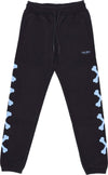 PHOBIA-Pantalone-Tuta-Leggero-Uomo-Cross-Bones-Pants-Black/light-Blue-da-uomo
