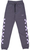 PHOBIA-Pantalone-Tuta-Leggero-Uomo-Cross-Bones-Pants-Grey/lilac-da-uomo