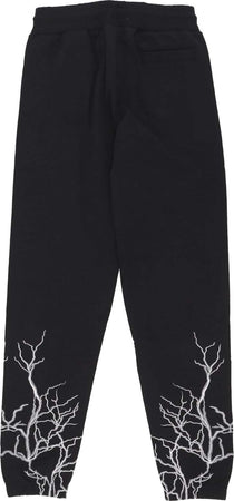 PHOBIA-Pantalone-Tuta-Leggero-Uomo-Embroidery-Lightning-Pants-Black/grey-da-uomo