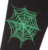 PHOBIA-Pantalone-Tuta-Leggero-Uomo-Green-Cobweb-Print-Pants-Black/green-da-uomo