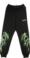PHOBIA-Pantalone-Tuta-Leggero-Uomo-Green-Lightning-Pants-Black/green-da-uomo