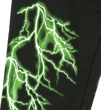PHOBIA-Pantalone-Tuta-Leggero-Uomo-Green-Lightning-Pants-Black/green-da-uomo