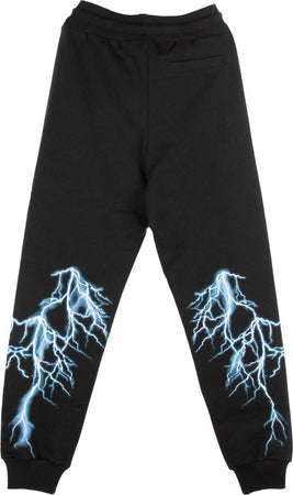 PHOBIA-Pantalone-Tuta-Leggero-Uomo-Light-Blue-Lightning-Pants-Black/light-Blue-da-uomo