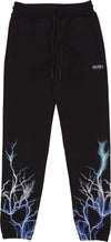 PHOBIA-Pantalone-Tuta-Leggero-Uomo-Lightning-Pants-Black/blue/grey-da-uomo