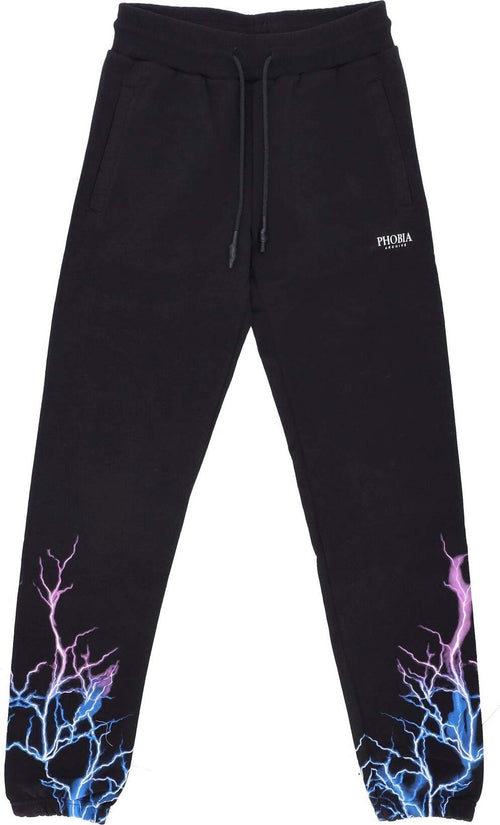 PHOBIA-Pantalone-Tuta-Leggero-Uomo-Lightning-Pants-Black/blue/purple-da-uomo