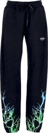 PHOBIA-Pantalone-Tuta-Leggero-Uomo-Lightning-Pants-Black/green/lightblue-da-uomo