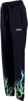 PHOBIA-Pantalone-Tuta-Leggero-Uomo-Lightning-Pants-Black/green/lightblue-da-uomo