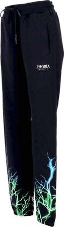 PHOBIA-Pantalone-Tuta-Leggero-Uomo-Lightning-Pants-Black/green/lightblue-da-uomo