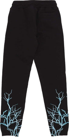 PHOBIA-Pantalone-Tuta-Leggero-Uomo-Lightning-Pants-Black/lightblue-da-uomo