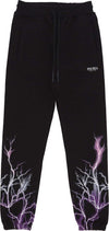 PHOBIA-Pantalone-Tuta-Leggero-Uomo-Lightning-Pants-Black/purple/grey/fuchsia-da-uomo