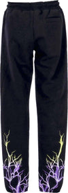 PHOBIA-Pantalone-Tuta-Leggero-Uomo-Lightning-Pants-Black/purple/yellow-da-uomo