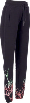 PHOBIA-Pantalone-Tuta-Leggero-Uomo-Lightning-Pants-Black/red/green-da-uomo