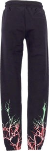 PHOBIA-Pantalone-Tuta-Leggero-Uomo-Lightning-Pants-Black/red/green-da-uomo