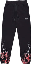 PHOBIA-Pantalone-Tuta-Leggero-Uomo-Lightning-Pants-Black/red/grey-da-uomo