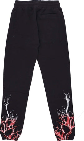 PHOBIA-Pantalone-Tuta-Leggero-Uomo-Lightning-Pants-Black/red/grey-da-uomo
