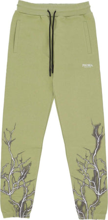 PHOBIA-Pantalone-Tuta-Leggero-Uomo-Lightning-Pants-Green/grey-da-uomo