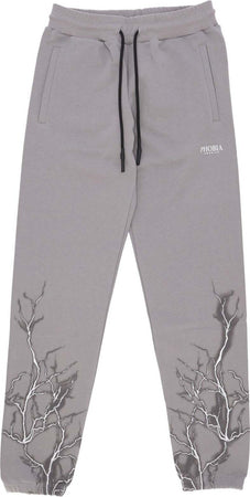 PHOBIA-Pantalone-Tuta-Leggero-Uomo-Lightning-Pants-Grey/white-da-uomo