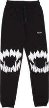 PHOBIA-Pantalone-Tuta-Leggero-Uomo-Mouth-Print-Pants-Black/white-da-uomo