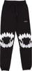 PHOBIA-Pantalone-Tuta-Leggero-Uomo-Mouth-Print-Pants-Black/white-da-uomo