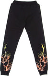 PHOBIA-Pantalone-Tuta-Leggero-Uomo-Orange-Yellow-Lightning-Pants-Black/orange/yellow-da-uomo