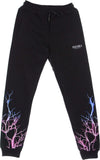 PHOBIA-Pantalone-Tuta-Leggero-Uomo-Pink-Light-Blue-Lightning-Pants-Black/pink/light-Blue-da-uomo
