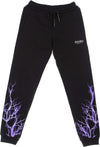 PHOBIA-Pantalone-Tuta-Leggero-Uomo-Purple-Lightning-Pants-Black/purple-da-uomo