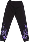PHOBIA-Pantalone-Tuta-Leggero-Uomo-Purple-Lightning-Pants-Black/purple-da-uomo