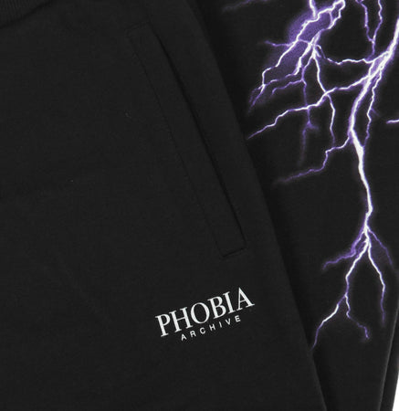 PHOBIA-Pantalone-Tuta-Leggero-Uomo-Purple-Lightning-Pants-Black/purple-da-uomo