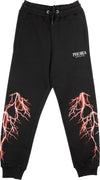 PHOBIA-Pantalone-Tuta-Leggero-Uomo-Red-Lightning-Pants-Black/red-da-uomo