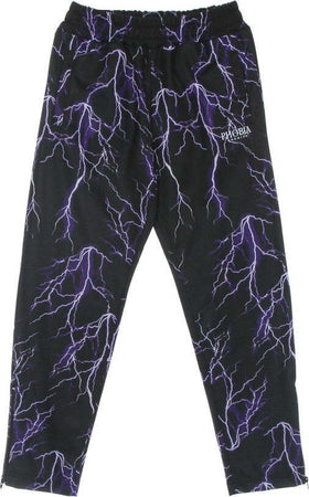 PHOBIA-Pantalone-Tuta-Uomo-All-Over-Print-Lightning-Pants-Black/purple-da-uomo