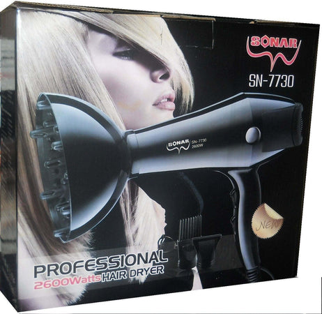 PHON ASCIUGACAPELLI PROFESSIONALE SONAR SN 7730 DA 2600W CON DIFFUSORE Bellezza/Cura dei capelli/Strumenti per lo styling/Asciugacapelli e accessori/Asciugacapelli Trade Shop italia - Napoli, Commerciovirtuoso.it