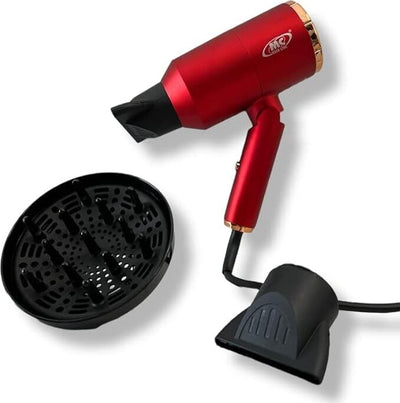 Phon Mc Asciugacapelli Professionale Motore Ac Manico Pieghevole 2 Velocità 2 Temperature Potenza 1800W Diffusore 2 Beccucci Inclusi Bellezza/Cura dei capelli/Strumenti per lo styling/Asciugacapelli e accessori/Asciugacapelli Grow Up - Casoria, Commerciovirtuoso.it