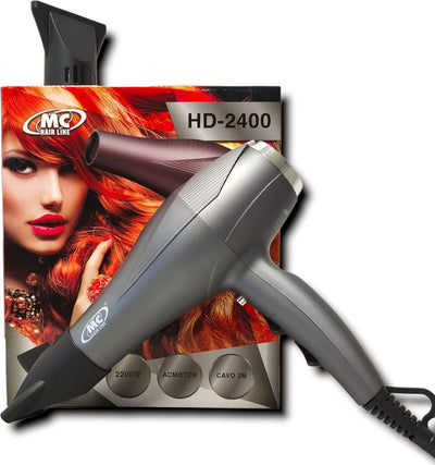 Phon MC HD-2400 Asciugacapelli Professionale con Motore Ac 2 Velocità e 3 Temperature Potenza 2200W 2 Beccucci Inclusi Bellezza/Cura dei capelli/Strumenti per lo styling/Asciugacapelli e accessori/Asciugacapelli Grow Up - Casoria, Commerciovirtuoso.it