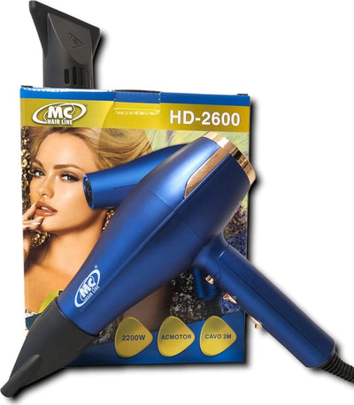 Phon Mc HD-2600 Asciugacapelli Professionale Motore Ac 2 Velocità 3 Temperature Potenza 2200W 2 Beccucci Inclusi Bellezza/Cura dei capelli/Strumenti per lo styling/Asciugacapelli e accessori/Asciugacapelli Grow Up - Casoria, Commerciovirtuoso.it
