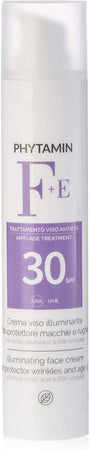 Phytamin Crema Viso Illuminante Spf 30. Vebix 50ml foto-protettore anti-macchie e anti-rughe Phytamin Vebix