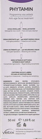 Phytamin Crema Viso Illuminante Spf 30. Vebix 50ml foto-protettore anti-macchie e anti-rughe Phytamin Vebix