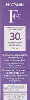 Phytamin Crema Viso Illuminante Spf 30. Vebix 50ml foto-protettore anti-macchie e anti-rughe Phytamin Vebix