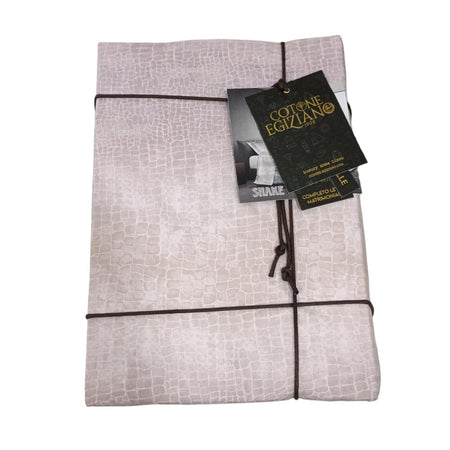 Completo Lenzuola 1 Piazza e 1/2 Snake Percalle Cotone