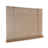 Tenda Pia Marrone in bamboo, barre in legno e filo di poliestere copertura 75%