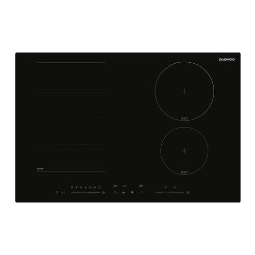 Piano cottura Daewoo H7IS50L1IT induzione 78 cm 6 zone nero