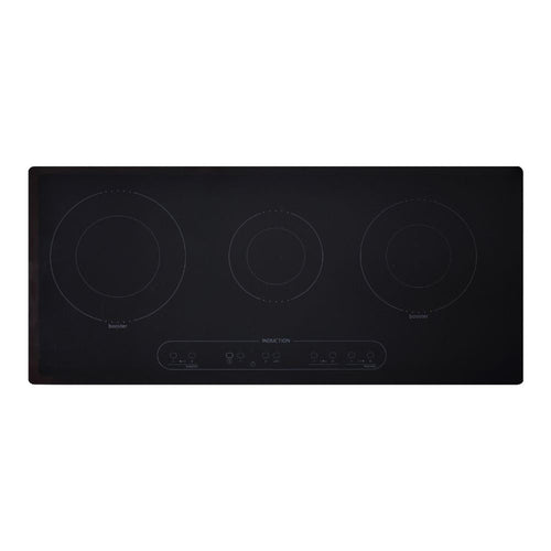 Piano cottura induzione Aeki 3 zone con due booster nero