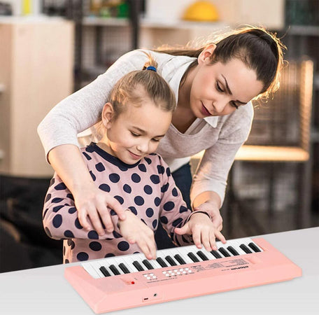Pianoforte-Tastiera-37-Tasti-Portatile-con-Microfono-Gioco-Giocattolo-Educativo