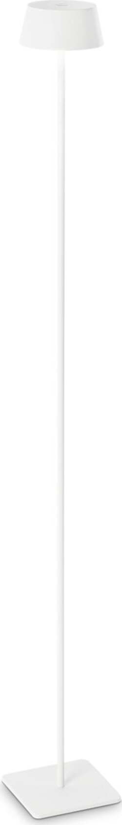 Pianrtana-Da-Terra-Contemporanea-Pure-Metallo-Bianco-Led-1,5W-3000K-Ip54