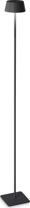 Pianrtana-Da-Terra-Contemporanea-Pure-Metallo-Nero-Led-1,5W-3000K-Ip54
