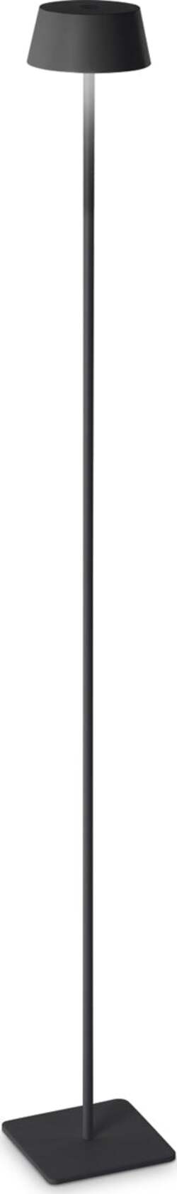 Pianrtana-Da-Terra-Contemporanea-Pure-Metallo-Nero-Led-1,5W-3000K-Ip54