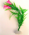 Pianta-25-Cm-Piantina-Artificiale-Per-Acquario-Piante-Finte-Plastica-Fiore-Rosa
